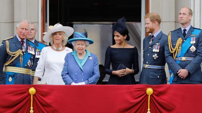 Prior to her death last year, the Queen had reportedly hoped that Prince Harry and Meghan Markle would return to the royal fold. Picture: AFP