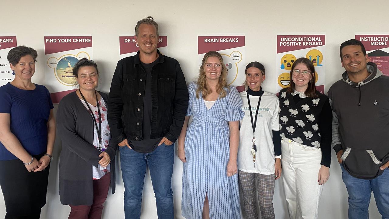 Katrina Renouf, Martine Higgins, Rob Oakley, Mikhaela Shafran, Taylor Bates, Madison Smith and Pedro Mello from Monterey Secondary College in Victoria. Picture: Supplied