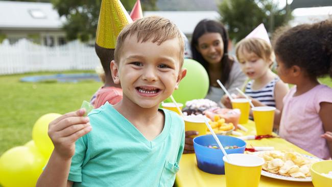 Birthday parties with simple food in a park where children can play can help keep costs low.