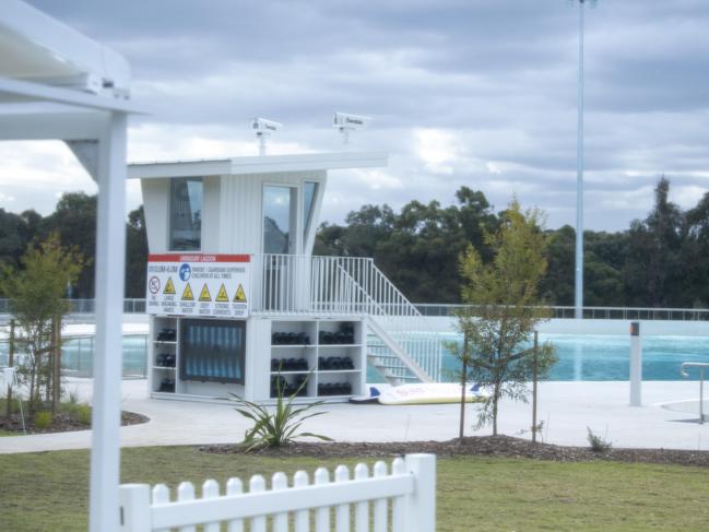 SYDNEY, AUSTRALIA. NewsWire Photos.July 31, 2024.A man has been  pulled from the water unconscious at Urban Surf at Sydney Olympic Park. Picture: NewsWire / Jeremy Piper