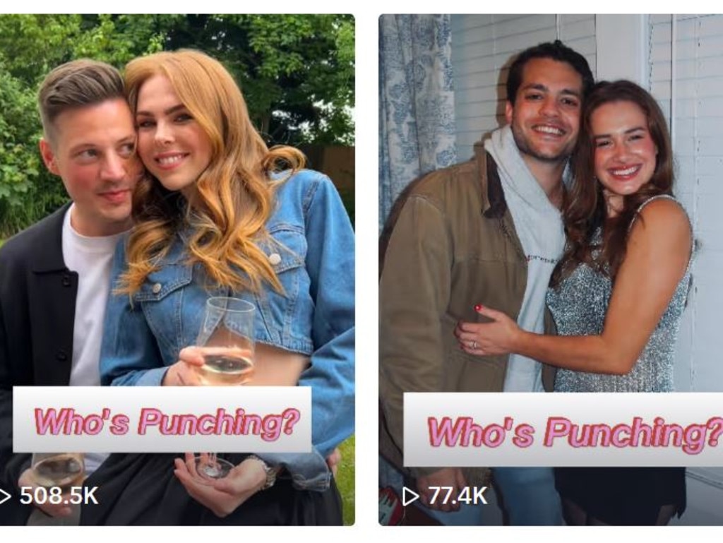Ironically, Mr Lennon’s podcast has a series where people in relationships are rated against each other. Picture: TikTok/@jamoanddylan