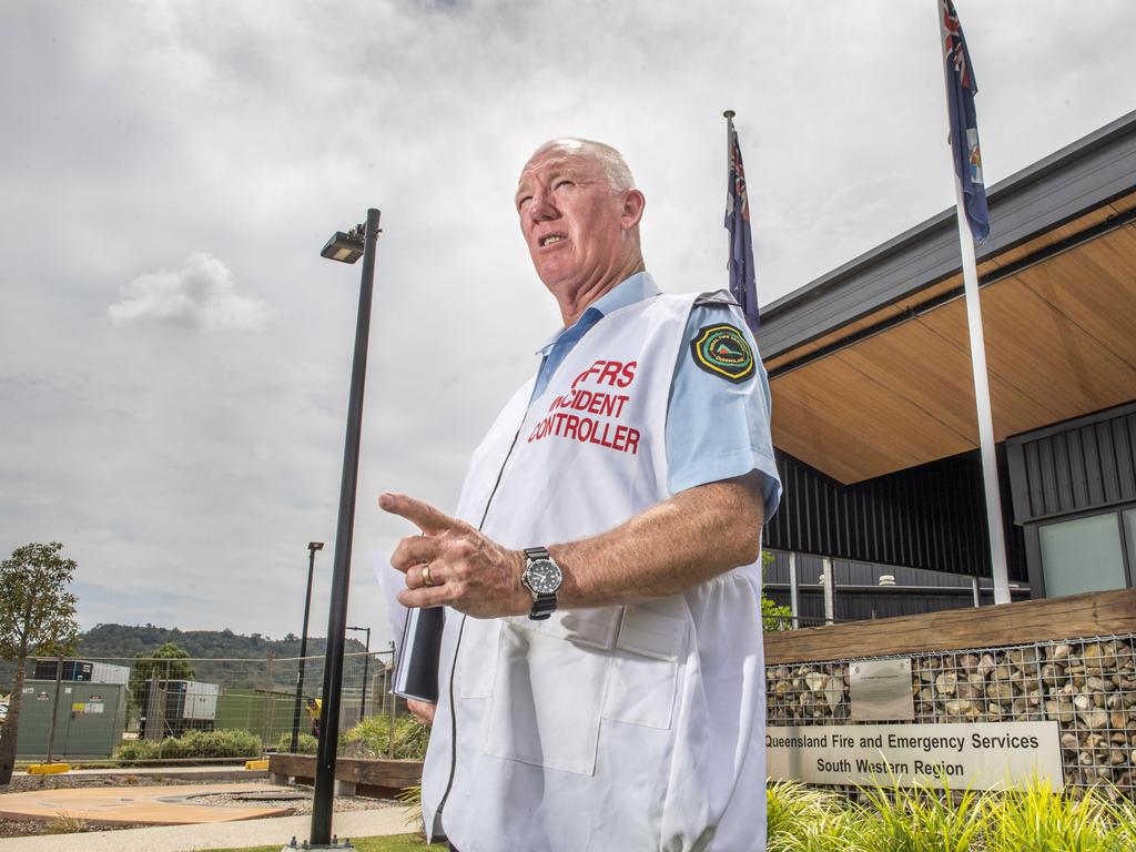 QFES Rural Fire Service regional manager Wayne Waltisbuhl. Picture: Nev Madsen.