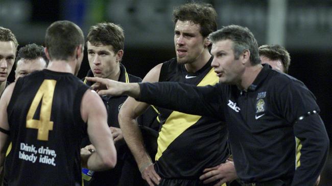 Matthew Richardson says Danny Frawley provided some of his best football memories as Richmond coach.