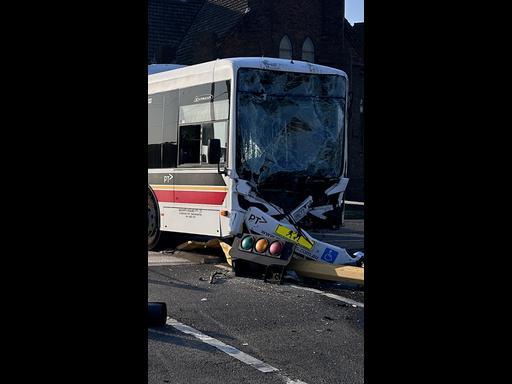 Geelong bus crash puts four in hospital