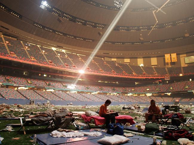 The aftermath of Hurricane Katrina revealed the need to look after children’s long term mental health. Picture: Mario Tama