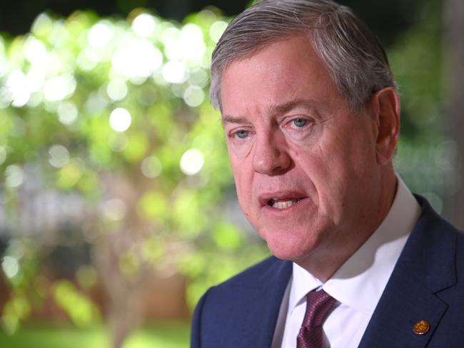 Minister for Health and Ambulance Services Tim Nicholls in Brisbane.Tuesday May 6, 2025. Picture, John Gass