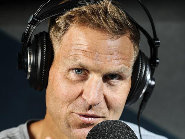 Kane Cornes isn danger of becoming a ‘laughing stock’ as a commentator, according to Wayne Carey. Picture: Sarah Reed