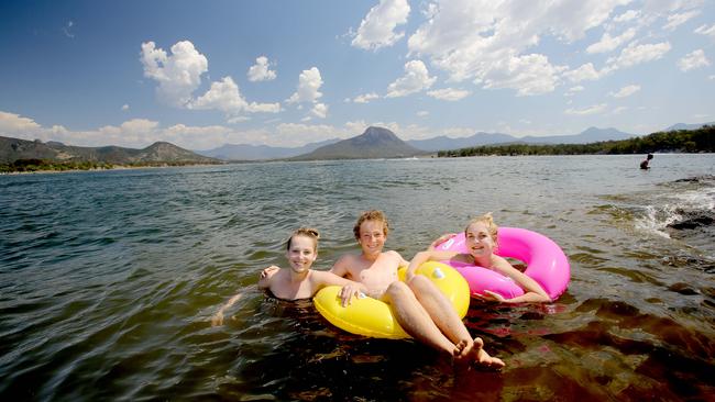 Lake Moogerah - one of the region’s great swimming spots. Picture: Mark Cranitch