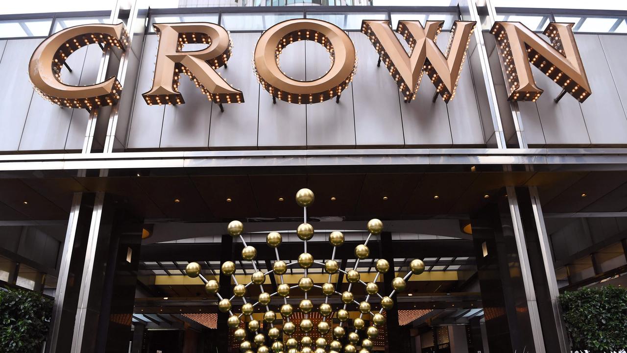 Crown shares eclipsed the takeover offer price, suggesting the bidder will have to sweeten the deal. Picture: William West/AFP