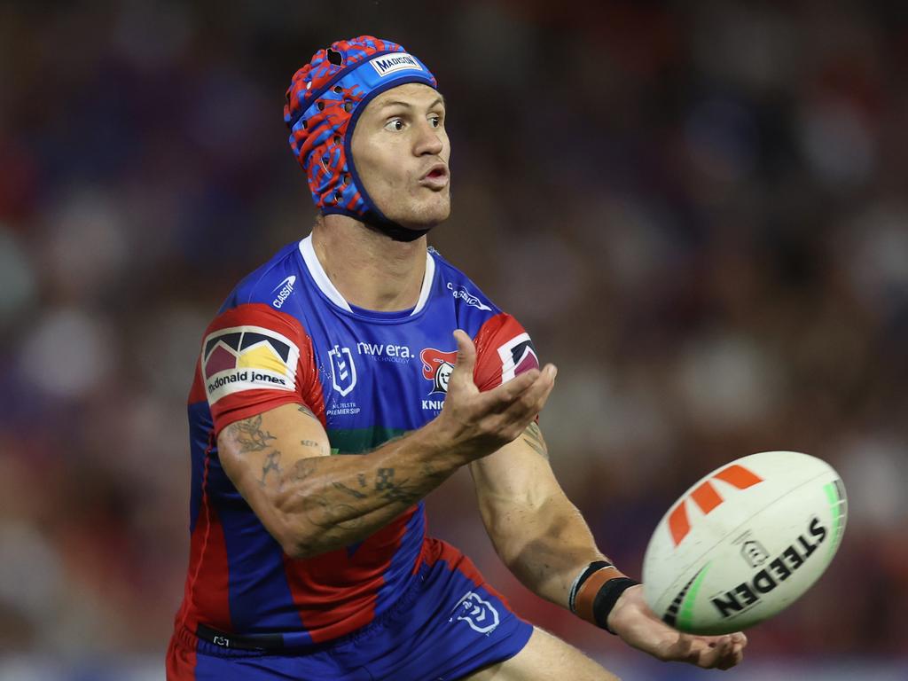 Kalyn Ponga has assured the Knights he has no desire to leave Newcastle after questions were raised over his contract at the club. Picture: Getty Images