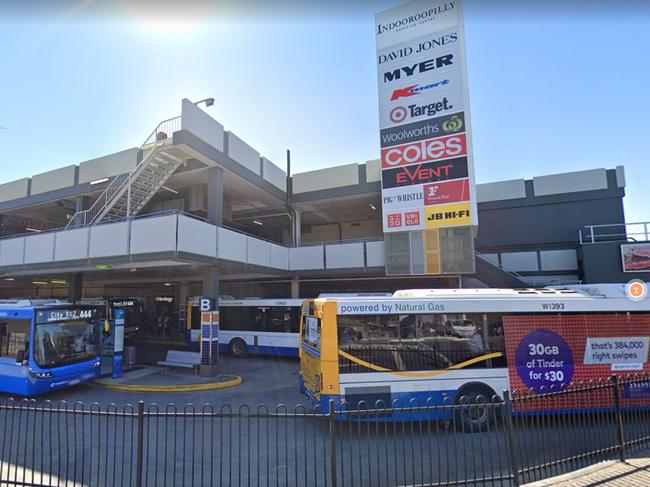 Indooroopilly Shopping Centre bus station. Picture: Google Street View