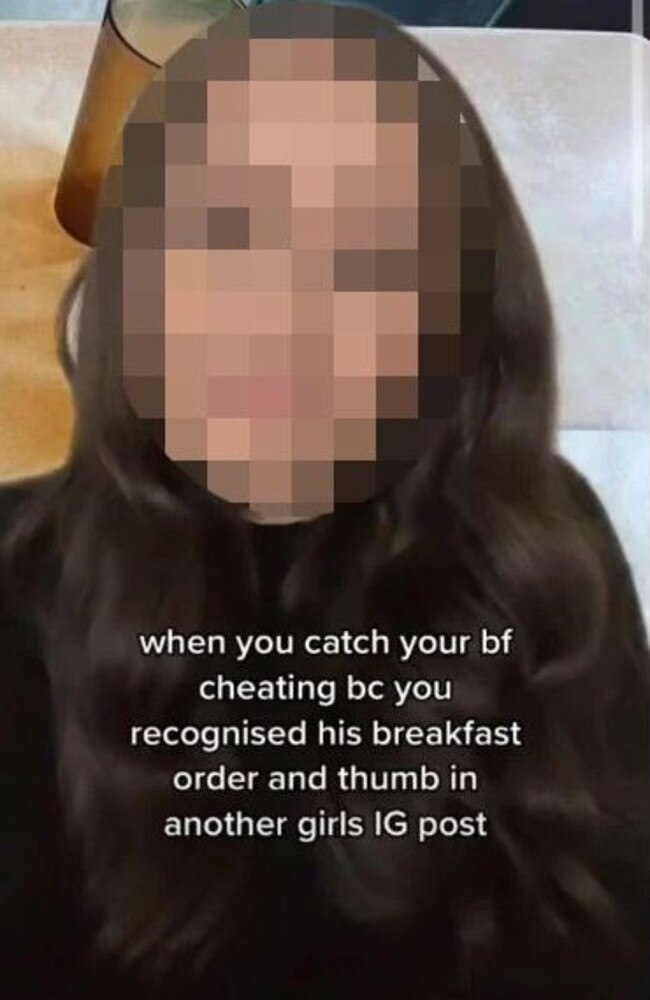 A TikToker has revealed the lengths she went to in discovering her boyfriend was cheating. Picture: TikTok