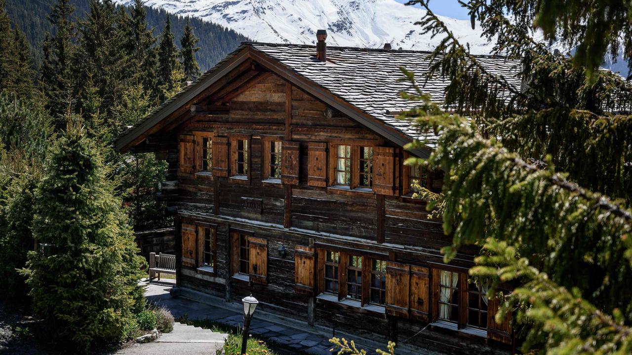 The Swiss chalet once owned by Prince Andrew and Sarah Ferguson. Picture: Fabrice Coffrini/AFP