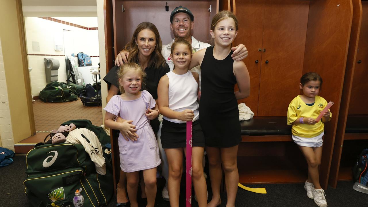 Just a week ago, the family was in the spotlight when David Warner retired from Test cricket at the SCG. Photo : Darrian Traynor/Getty Images