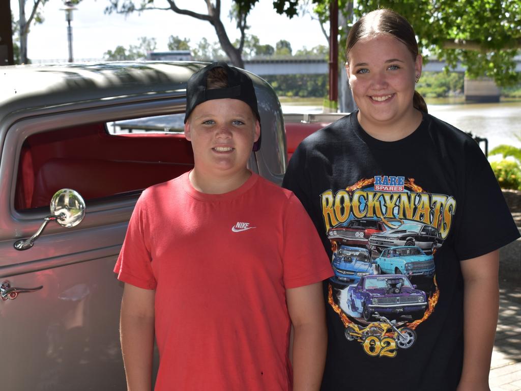 Clay and Maddison Bohan at the Quay Street Show ‘n’ Shine at Rockynats 2022.