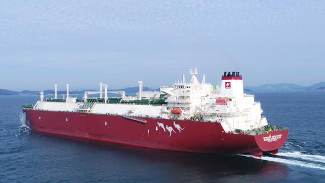 A Woodside Energy LNG vessel.