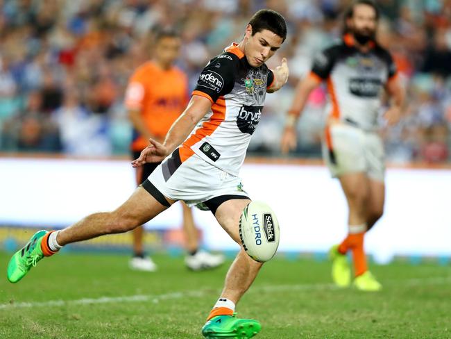 Moses is keen to depart the Wests Tigers before the end of his contract. Pic: Gregg Porteous