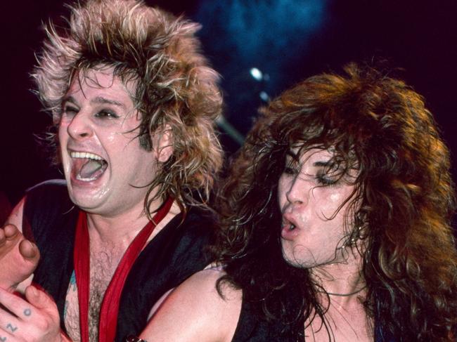 English singer Ozzy Osbourne and American Guitarist and Songwriter Jake E. Lee perform at Madison Square Garden on January 30, 1984 in New York, New York. (Photo By Larry Busacca/Getty Images)