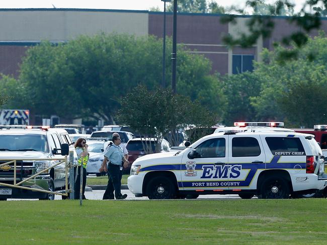 Students said they heard shots and started running. Picture: Bob Levey/Getty Images/AFP