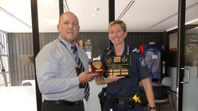 Child protection award presented to Kingaroy police officer