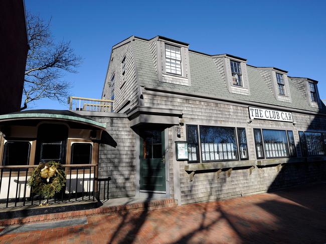 The Club Car Restaurant where actor Kevin Spacey's alleged indecent sexual assault on a teenager took place is seen on January 7, 2019 in Nantucket, Massachusetts. Pic: AFP