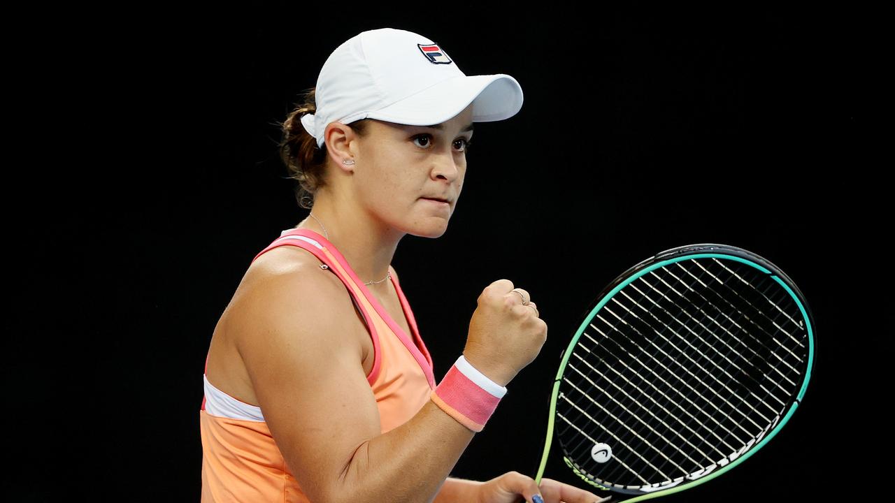 Ash Barty’s match has been postponed. Picture: Michael Klein