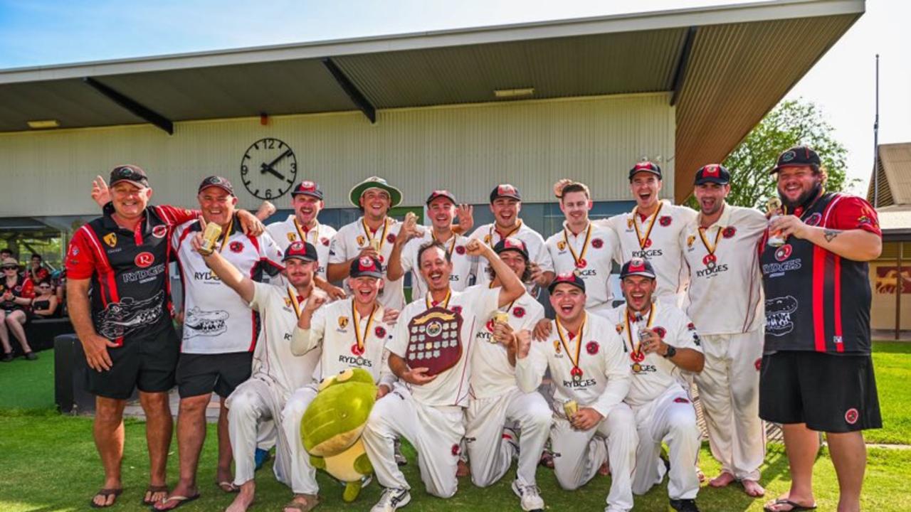 Southern Districts won its third Premier Grade premiership in a row. Picture: Darwin &amp; District CC.