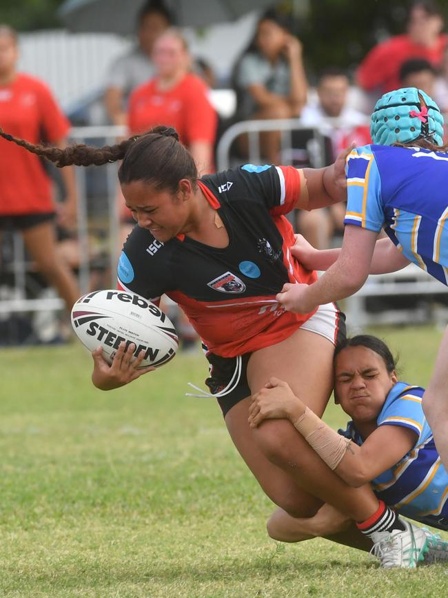 Women's game between Kirwan High and St Margaret Mary's College at Kirwan High. Picture: Evan Morgan