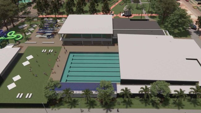 The aquatic precinct located at the Kingaroy Memorial Park will feature a new indoor warm water program pool, new entrance, kiosk and amenities.