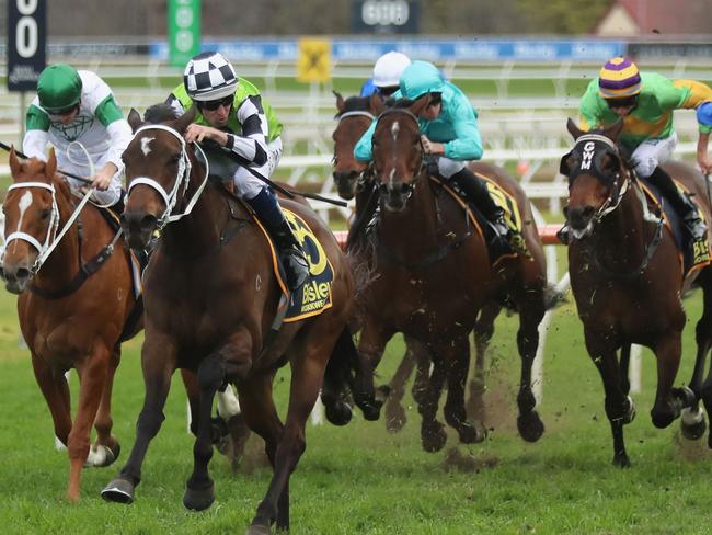 SYDNEY, AUSTRALIA - SEPTEMBER 01:  Hugh Bowman on Unforgotten wins race 7 The Chelmsford Stakes during Chelmsford Stakes Day  at Sydney Racing at Royal Randwick Racecourse on September 1, 2018 in Sydney, Australia.  (Photo by Mark Evans/Getty Images)