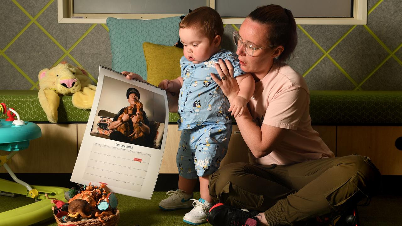 Kristy Forrest with her son Anthony, 2, who is being treated for hepatoblastoma (a liver cancer). The family have valued the support they have received from Ronald McDonald House during little Anthony’s treatment. Picture: Tricia Watkinson