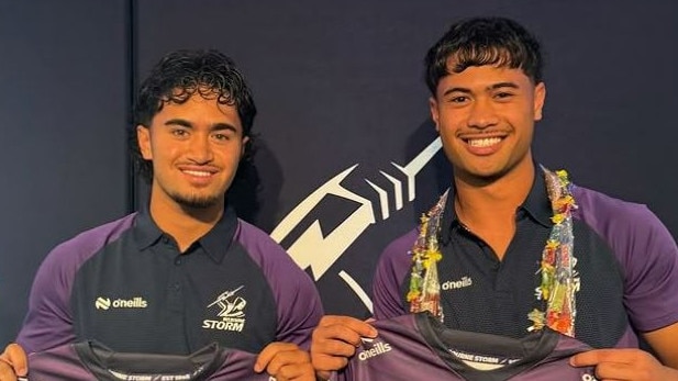 Brothers Alphonso and Matt Kereti could both line up for The Grange in the grand final replay against Hallam. Picture: The Grange Sports Academy