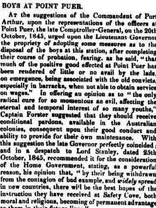 In a 1847 news article on the boys of Point Peur the author is struck by a group’s “general abandonment of personal appearance, but also with their repulsively forbidding and vicious expression of features”. Picture: Trove