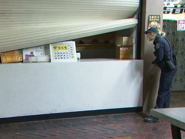 SA Police are investigating a break-in at Gouger St's FunTea store where an employee was allegedly slapped across the face and kicked in the stomach late last month. Picture: ABC News