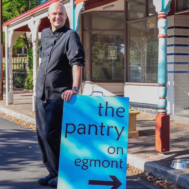 Pantry on Egmont owner Silas Ulbrich at the Hawthorn cafe. Picture: Pantry on Egmont