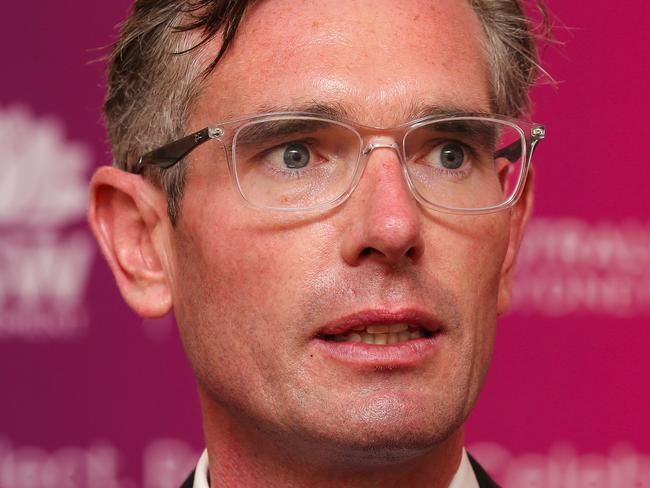 SYDNEY, AUSTRALIA - NewsWire Photos, JANUARY 19 2022: NSW Premier Dominic Perrottet addresses the media at the 2022 Australia Day Address at The Independent Theatre North Sydney. Picture: NCA NewsWire /Gaye Gerard