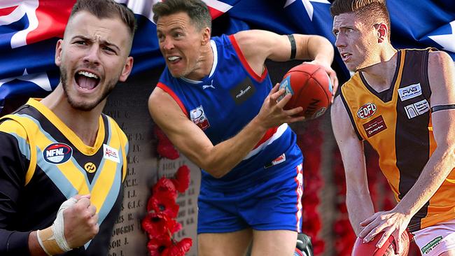 There will be no shortage of local footy action on Anzac Day.