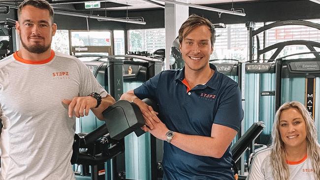 Lismore Stepz Fitness personal trainer Will Budgen, Dubbo franchise owner Sam Waller and Lismore manager Alyce Benson. Picture: Stepz Fitness