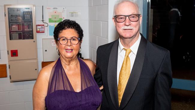 Showgirl Co-ordinator Francoise Gregory (left) at the 2022 Gympie Show Ball. Photo: Contributed