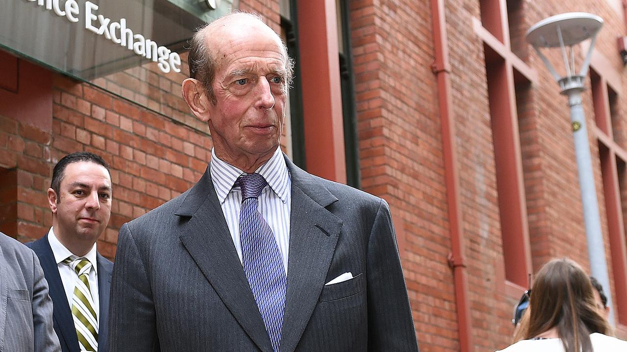 Prince Edward the Duke of Kent was involved in a car crash, the second royal crash in six months. Picture: AP