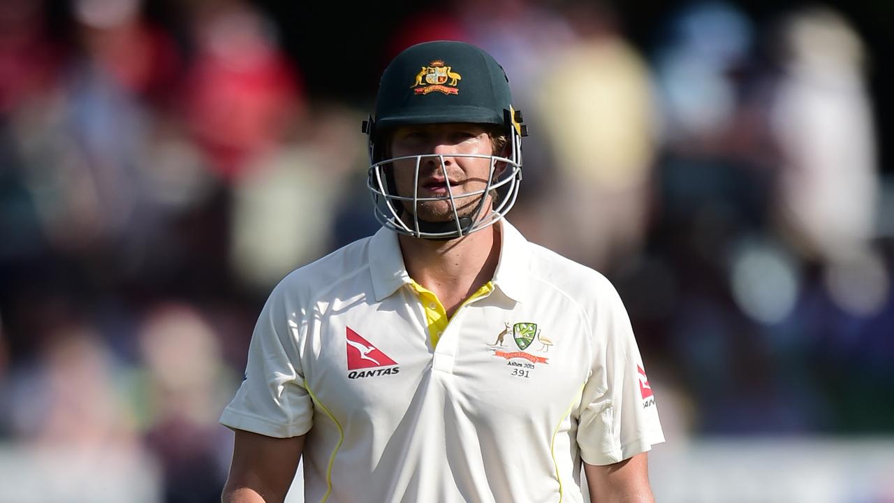 CANTERBURY, ENGLAND - JUNE 27: Shane Watson of Australia walks off the pitch after being dismissed during day three of the tour match between Kent and Australia at The Spitfire Ground, St Lawrence on June 27, 2015 in Canterbury, England.. (Photo by Alex Broadway/Getty Images)