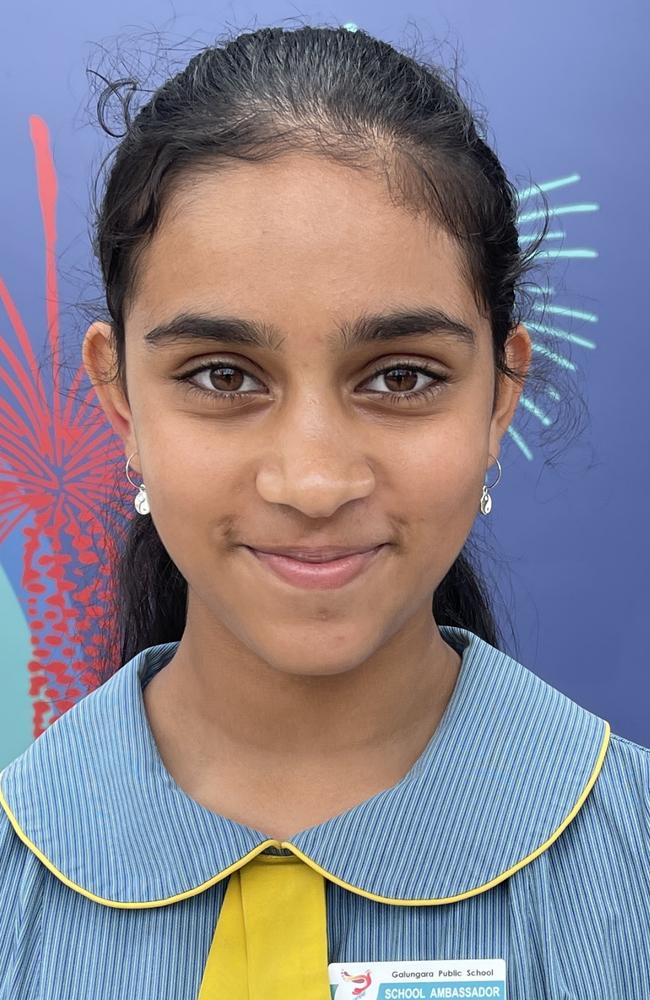 Galungara Public School ambassador Anaya Gupta