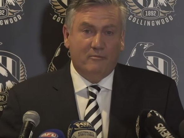 Eddie McGuire facing the music after the “Do Better” report.