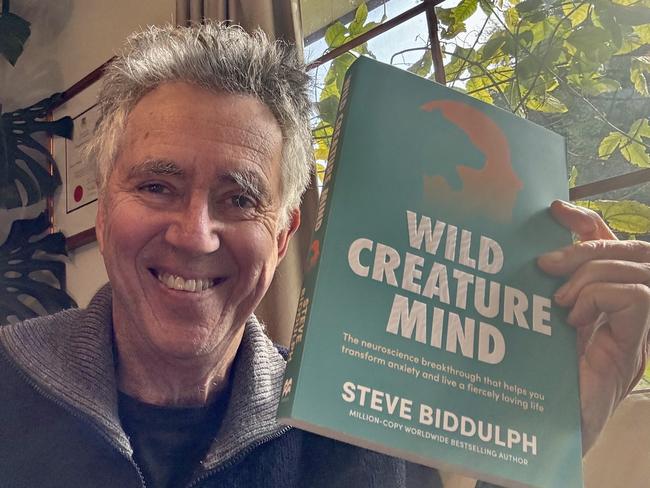 Tasmanian author and psychologist Steve Biddulph says Wild Creature Mind will likely be his final book. Picture: Supplied