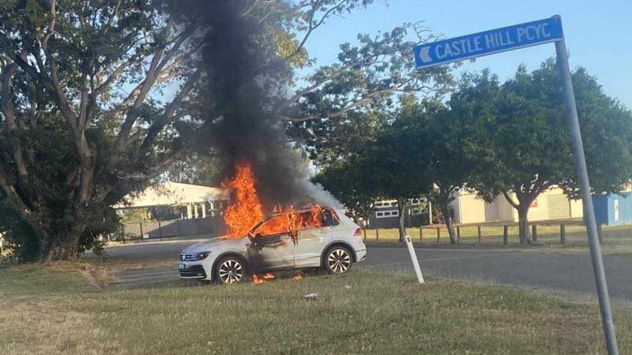 This VW Tiguan was stolen from a Mysterton home on Thursday night, and was found on fire Sunday morning.