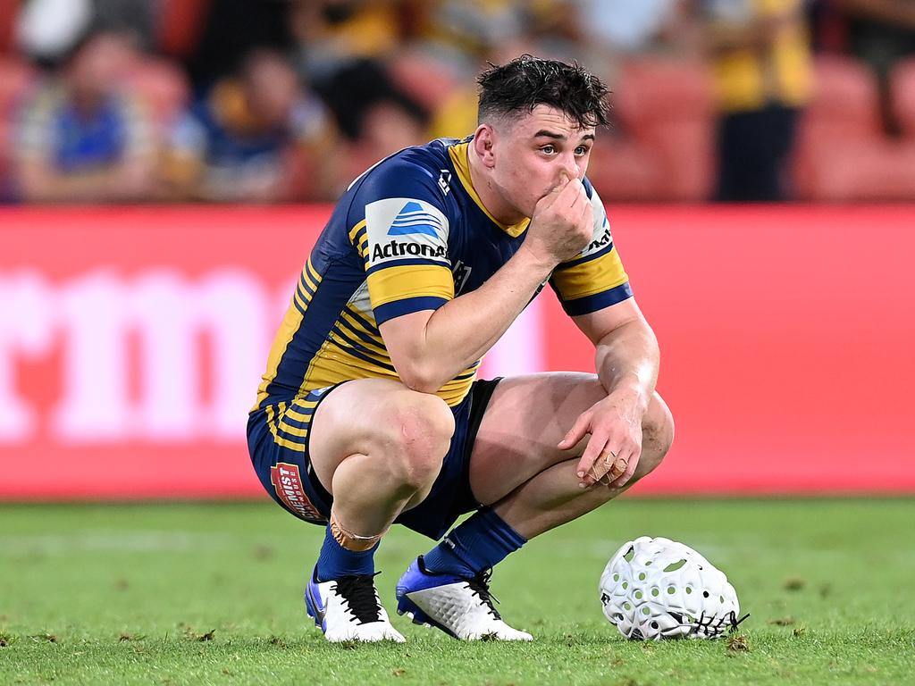 Reed Mahoney’s decision to leave the Eels hit fans hard. Picture: Bradley Kanaris/Getty Images