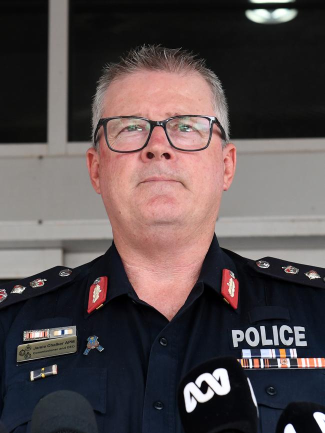 Police Commissioner Jamie Chalker.