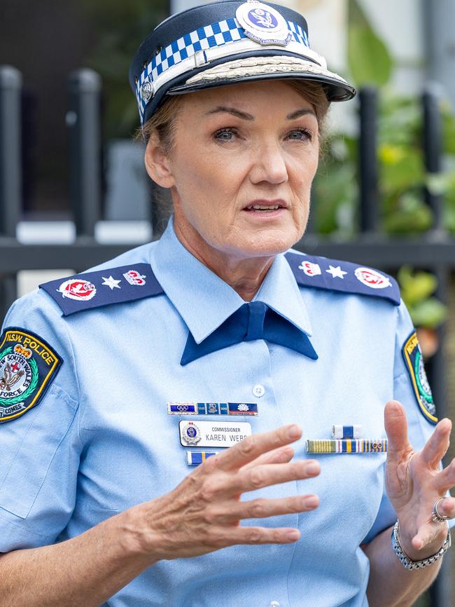 Police Commissioner Karen Webb. Picture: Thomas Lisson