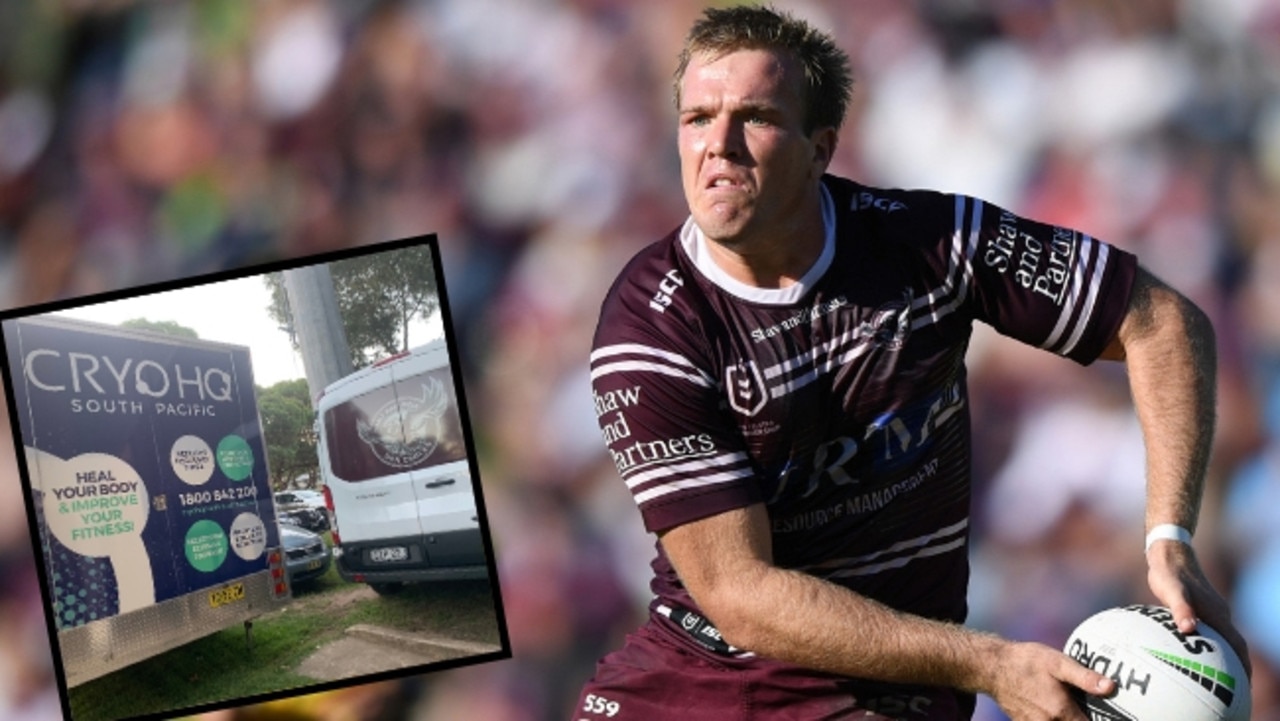 Manly are using a cryotherapy chamber after games this season.