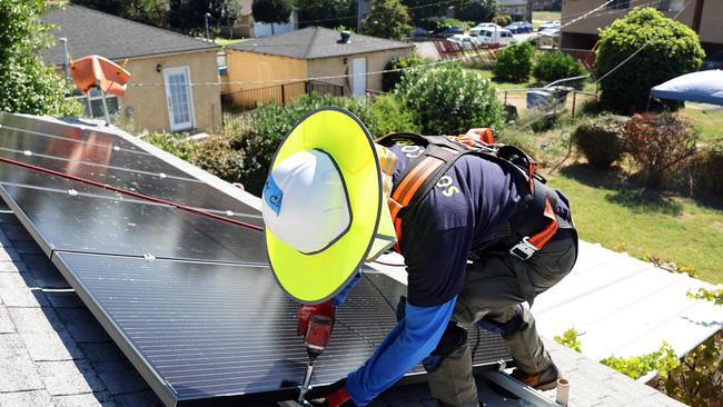 Australia has the world’s largest proliferation of rooftop solar. Picture: Getty Images